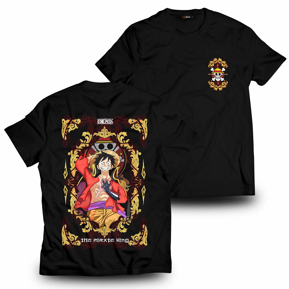 One Piece T-shirts - The Pirate King Unisex T-Shirt FH0709 10 - Gear Anime the pirate king unisex t shirt 506450 - Gear Anime