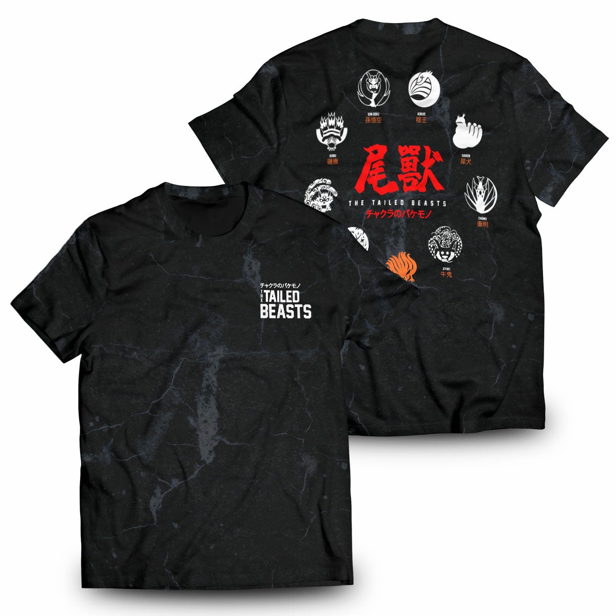 Naruto T-shirts - The Tailed Beasts Unisex T-Shirt FH0709 7 - Gear Anime the tailed beasts unisex t shirt 186531 - Gear Anime