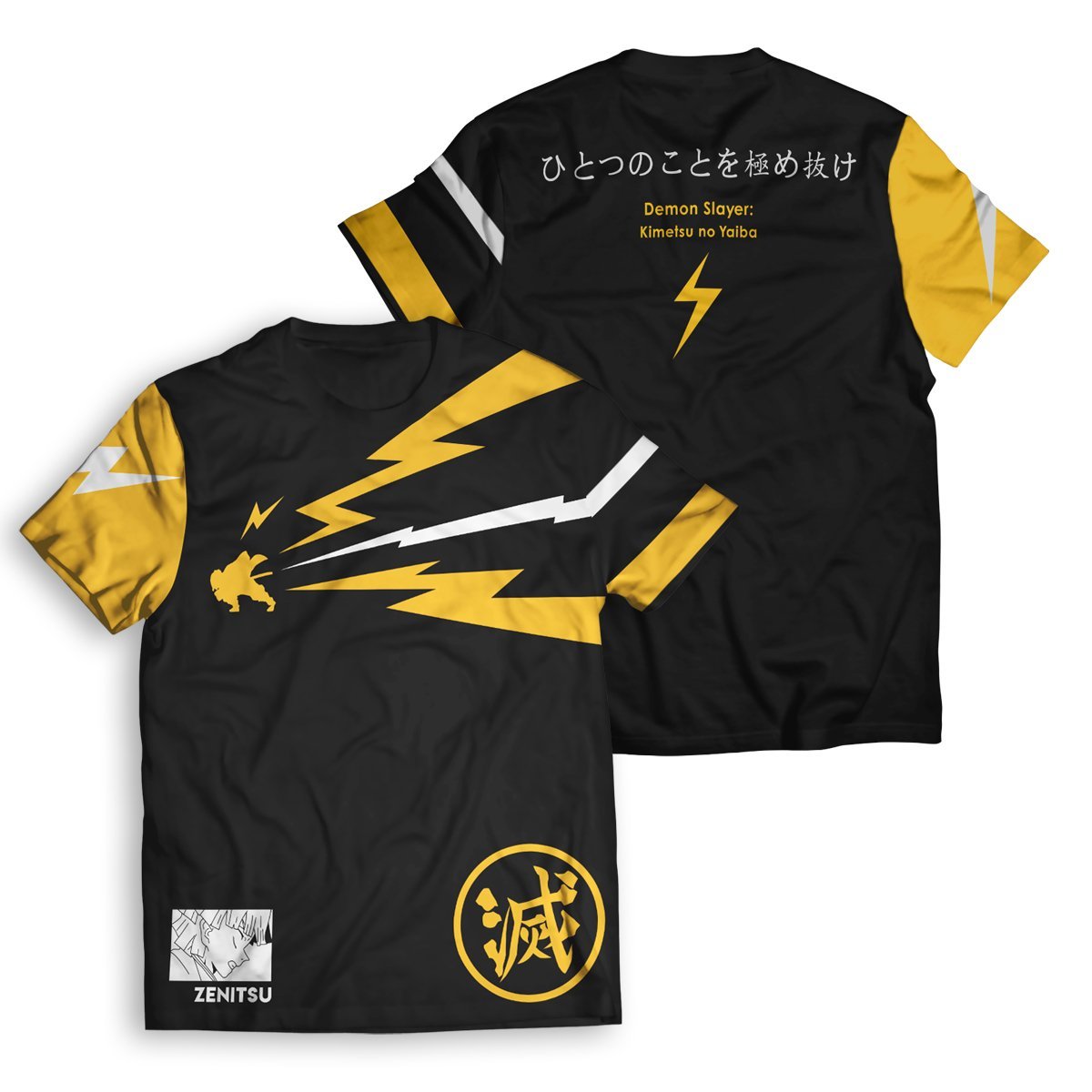 Demon Slayer T-Shirts - Thunder Zenitsu Unisex T-Shirt FH0709 8 - Gear Anime thunder zenitsu unisex t shirt 383710 - Gear Anime