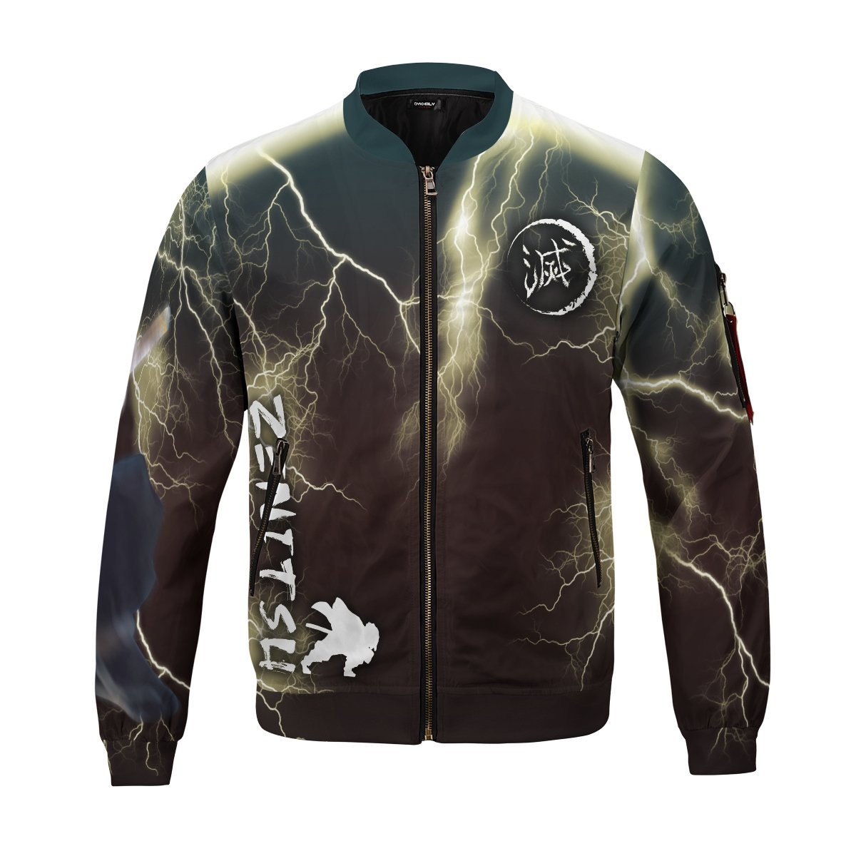 thunderclap-flash-style-bomber-jacket-137267 thunderclap flash style bomber jacket 137267 - Gear Anime