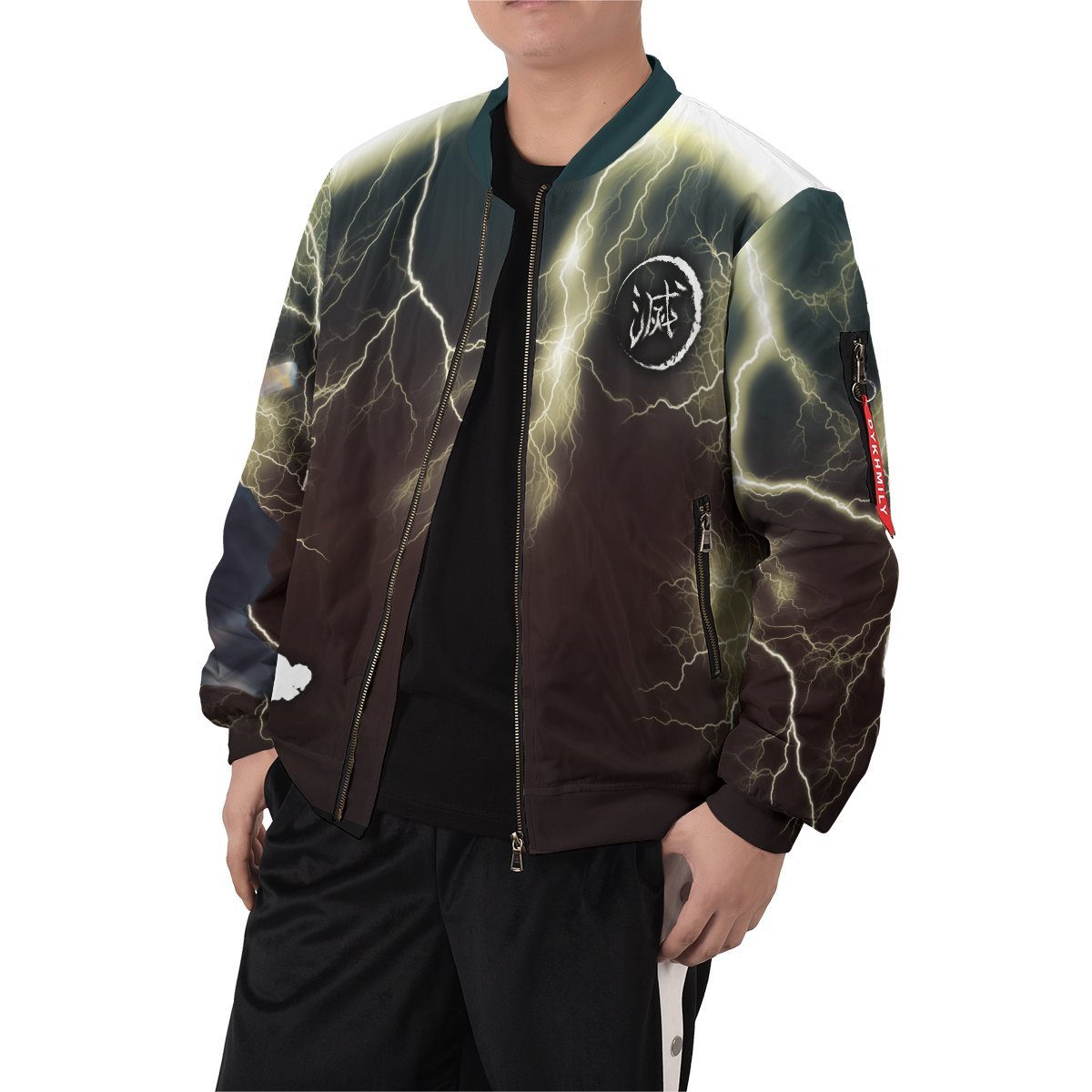 thunderclap-flash-style-bomber-jacket-137734 thunderclap flash style bomber jacket 137734 - Gear Anime