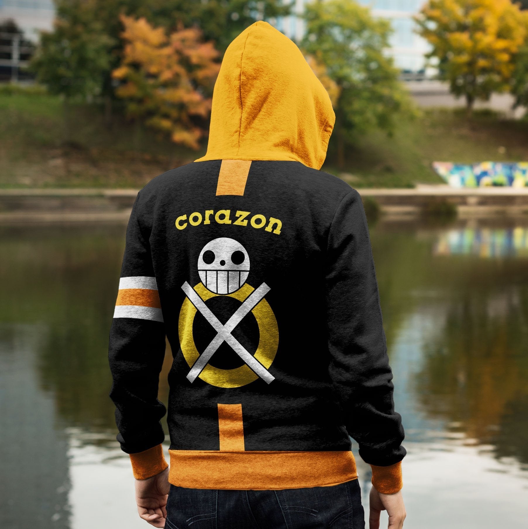 trafalgar-corazon-unisex-zipped-hoodie-377073 trafalgar corazon unisex zipped hoodie 377073 - Gear Anime