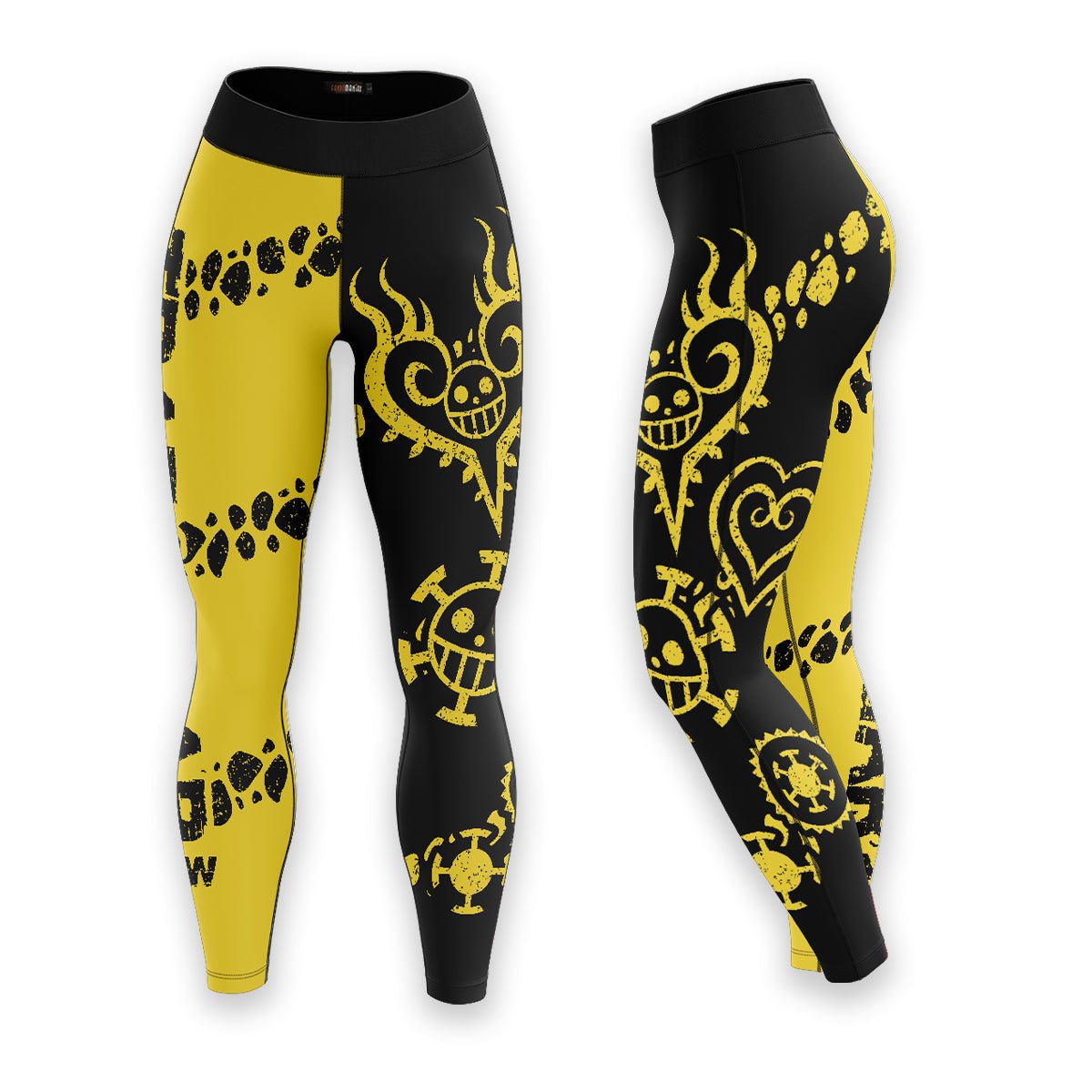 One Piece Leggings - Trafalgar Fashion Unisex Tights FH0709 7 - Gear Anime trafalgar fashion unisex tights 755338 - Gear Anime