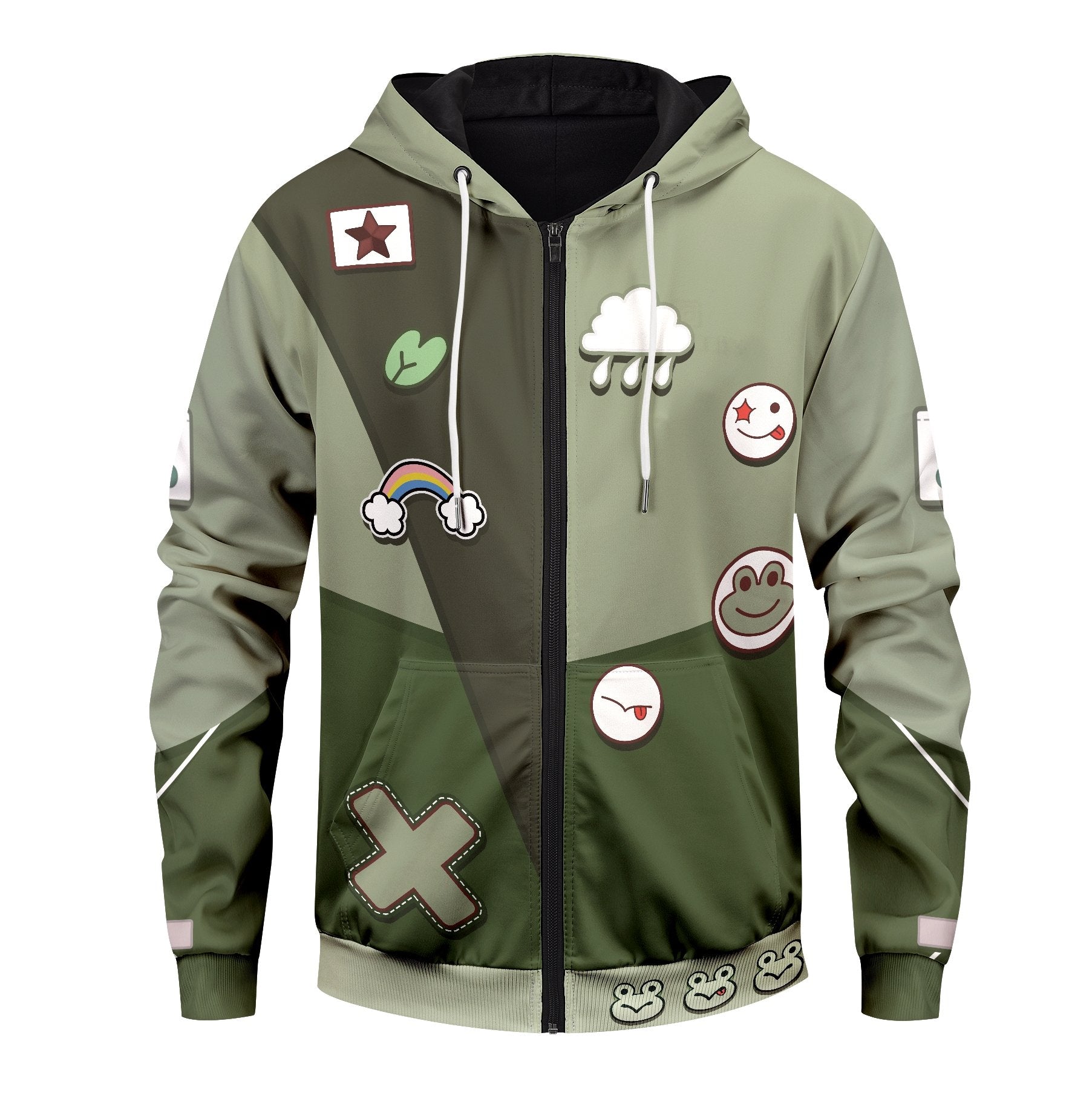 tsuyu-asui-unisex-zipped-hoodie-310611 tsuyu asui unisex zipped hoodie 310611 - Gear Anime