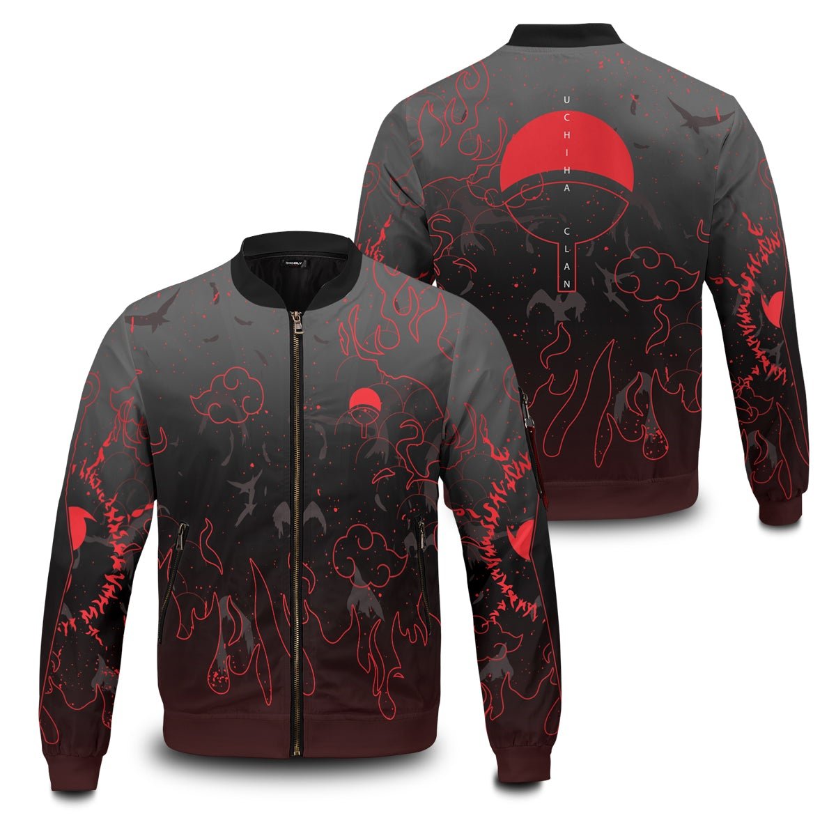 Naruto Jackets - Uchiha Emblem Bomber Jacket FH0709 8 - Gear Anime uchiha emblem bomber jacket 744700 - Gear Anime