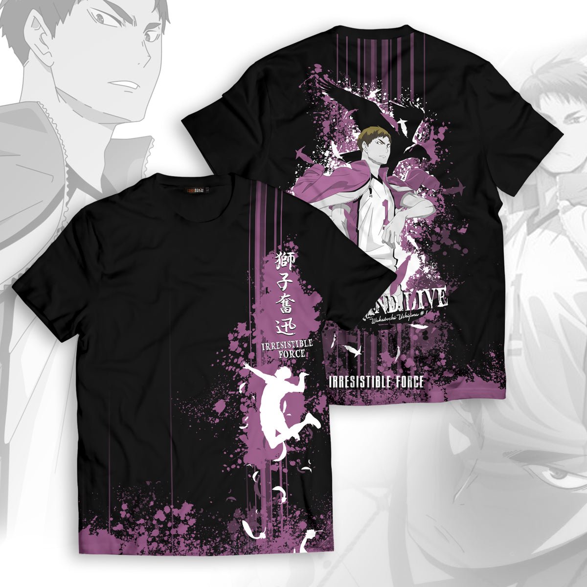 wakatoshi-spirit-unisex-t-shirt-322972 wakatoshi spirit unisex t shirt 322972 - Gear Anime