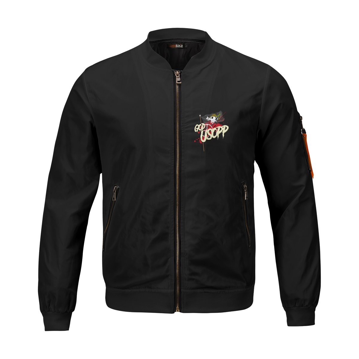 warrior-usopp-bomber-jacket-579039 warrior usopp bomber jacket 579039 - Gear Anime