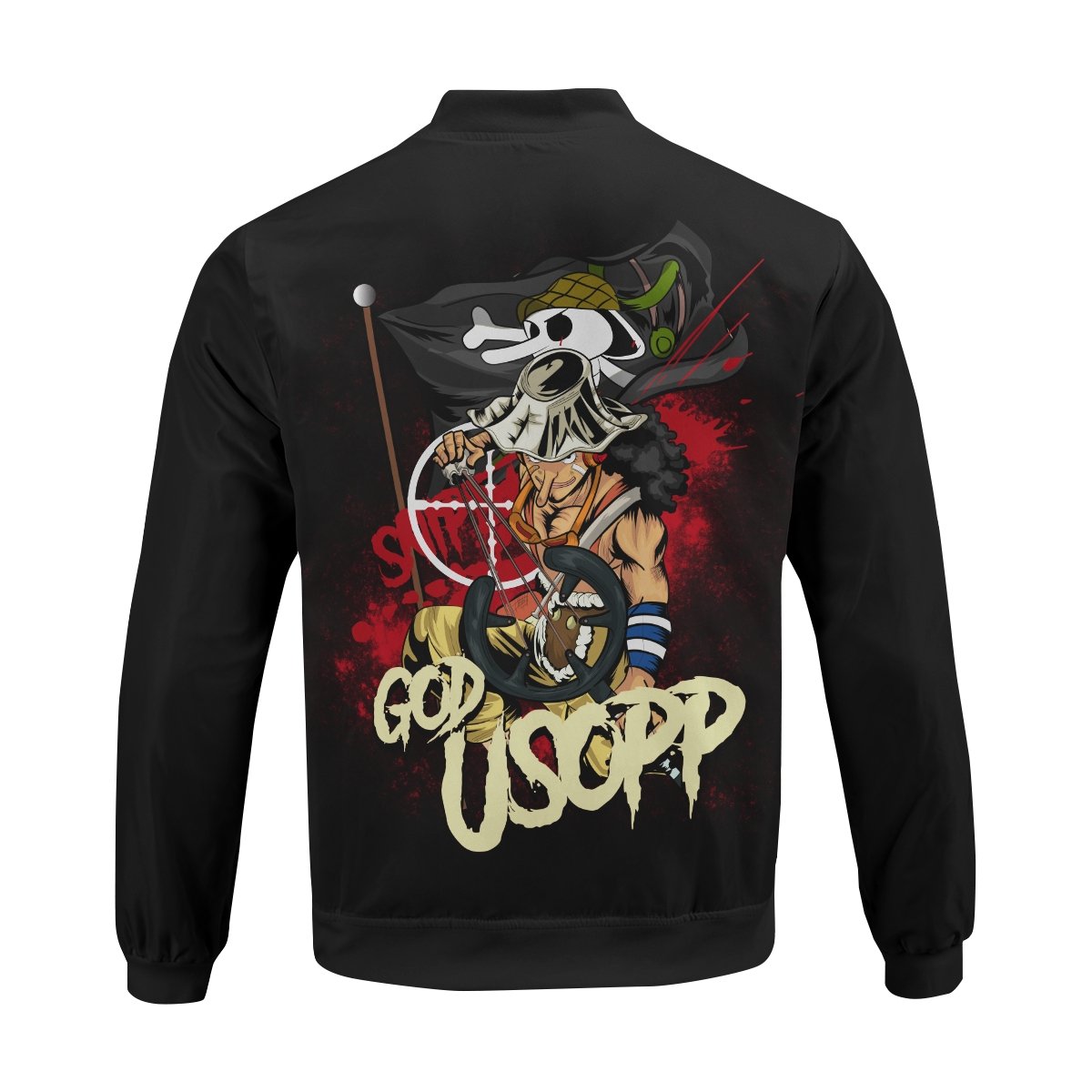 warrior-usopp-bomber-jacket-597930 warrior usopp bomber jacket 597930 - Gear Anime