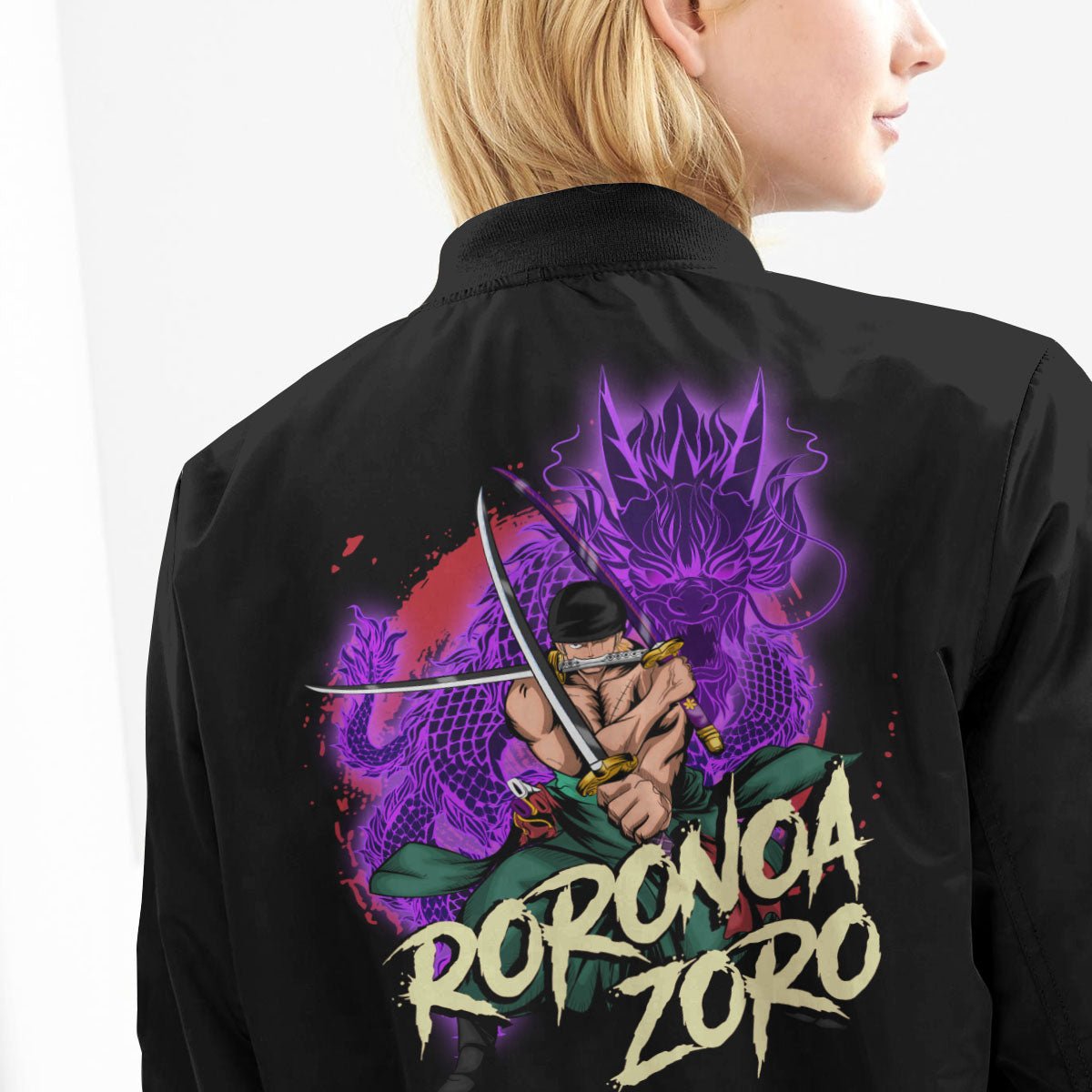 warrior-zoro-bomber-jacket-188360 warrior zoro bomber jacket 188360 - Gear Anime