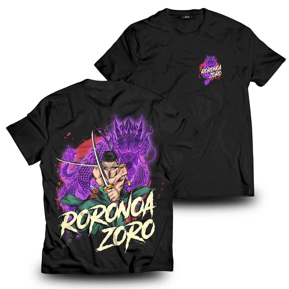 One Piece T-shirts - Warrior Zoro Unisex T-Shirt FH0709 12 - Gear Anime warrior zoro unisex t shirt 850572 - Gear Anime