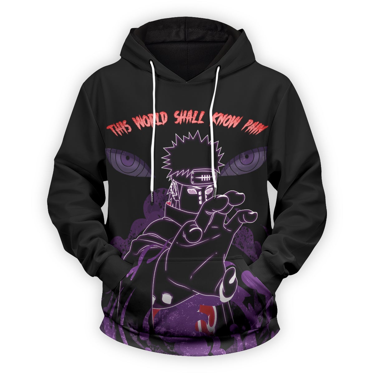 Naruto Hoodies - World Shall Know Pain Unisex Pullover Hoodie FH0709 7 - Gear Anime world shall know pain unisex pullover hoodie 280656 - Gear Anime