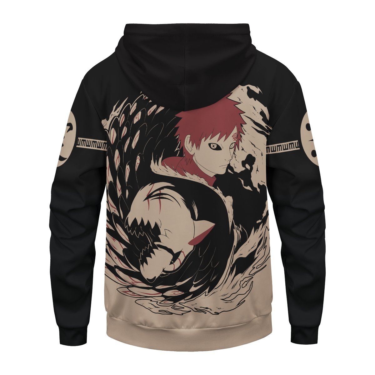 yin-yang-gaara-shukaku-unisex-pullover-hoodie-291994 yin yang gaara shukaku unisex pullover hoodie 291994 - Gear Anime