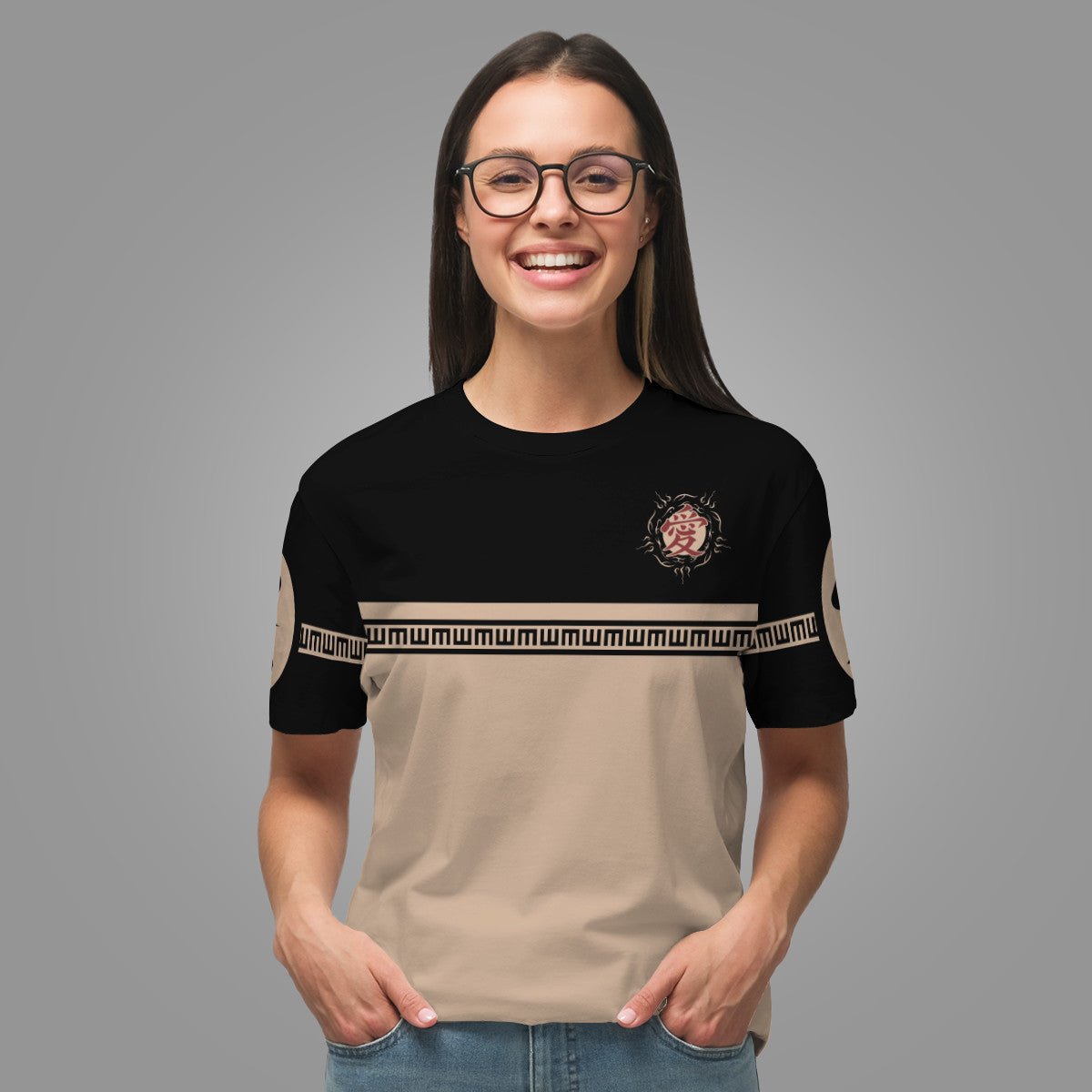 yin-yang-gaara-shukaku-unisex-t-shirt-558354 yin yang gaara shukaku unisex t shirt 558354 - Gear Anime