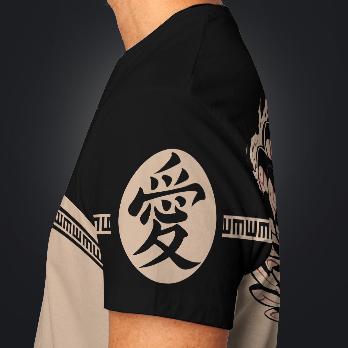 yin-yang-gaara-shukaku-unisex-t-shirt-727542 yin yang gaara shukaku unisex t shirt 727542 - Gear Anime