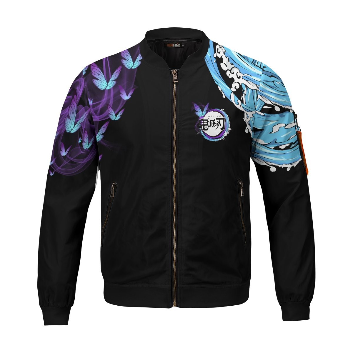 yin-yang-giyu-shinobu-bomber-jacket-551652 yin yang giyu shinobu bomber jacket 551652 - Gear Anime