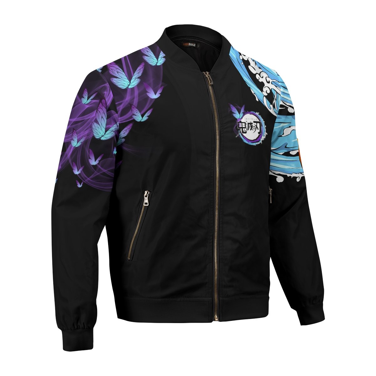 yin-yang-giyu-shinobu-bomber-jacket-861921 yin yang giyu shinobu bomber jacket 861921 - Gear Anime