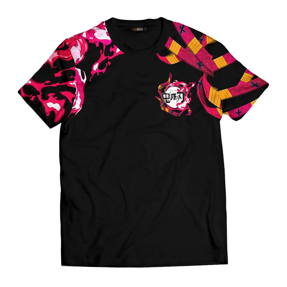 yin-yang-nezuko-daki-unisex-t-shirt-538593 yin yang nezuko daki unisex t shirt 538593 - Gear Anime