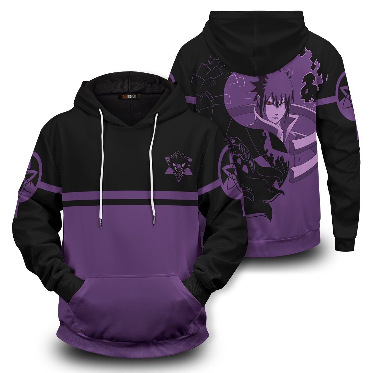 Naruto Hoodies - Yin Yang Sasuke Susanoo Unisex Pullover Hoodie FH0709 6 - Gear Anime yin yang sasuke susanoo unisex pullover hoodie 966182 - Gear Anime