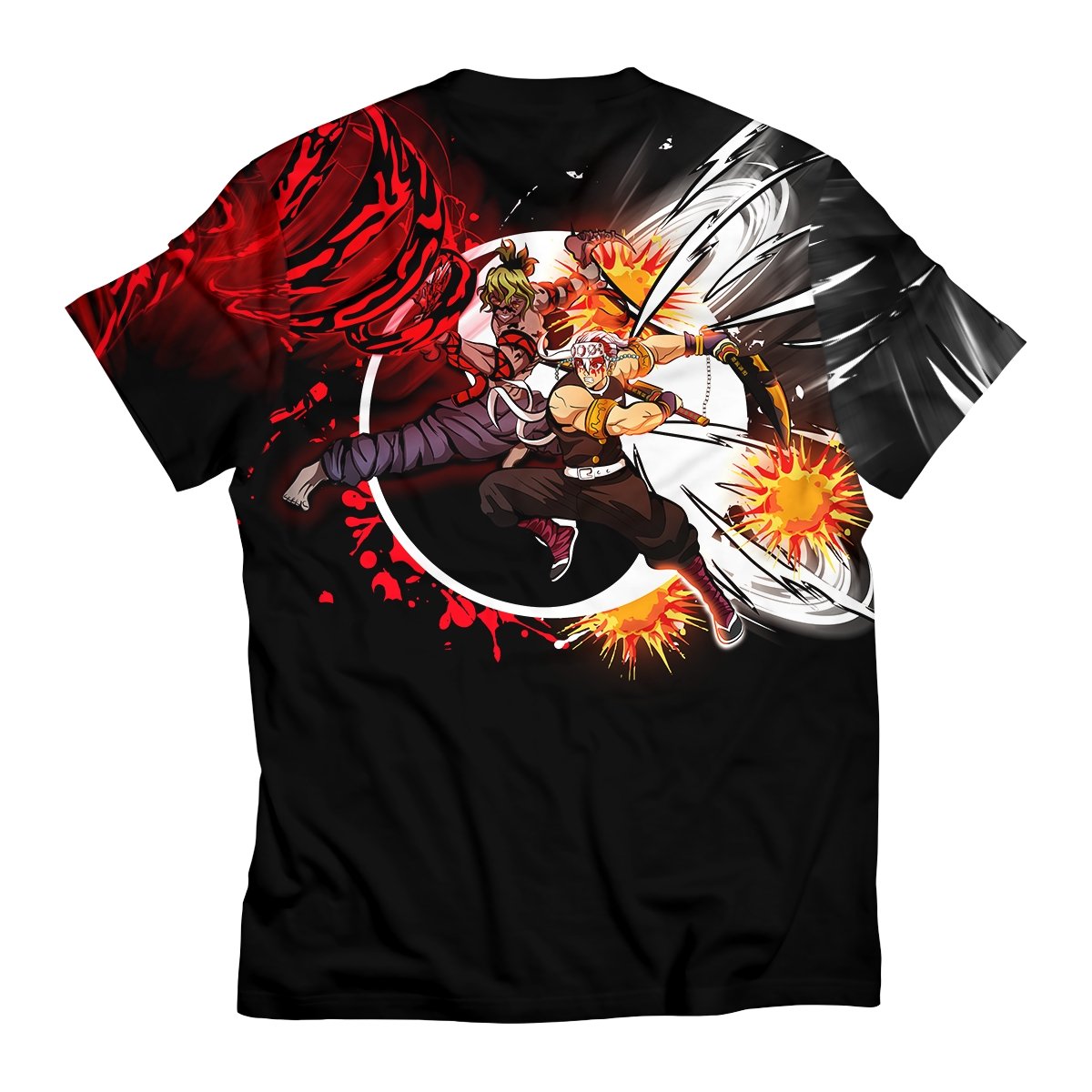 yin-yang-uzui-gyutaro-unisex-t-shirt-381225 yin yang uzui gyutaro unisex t shirt 381225 - Gear Anime