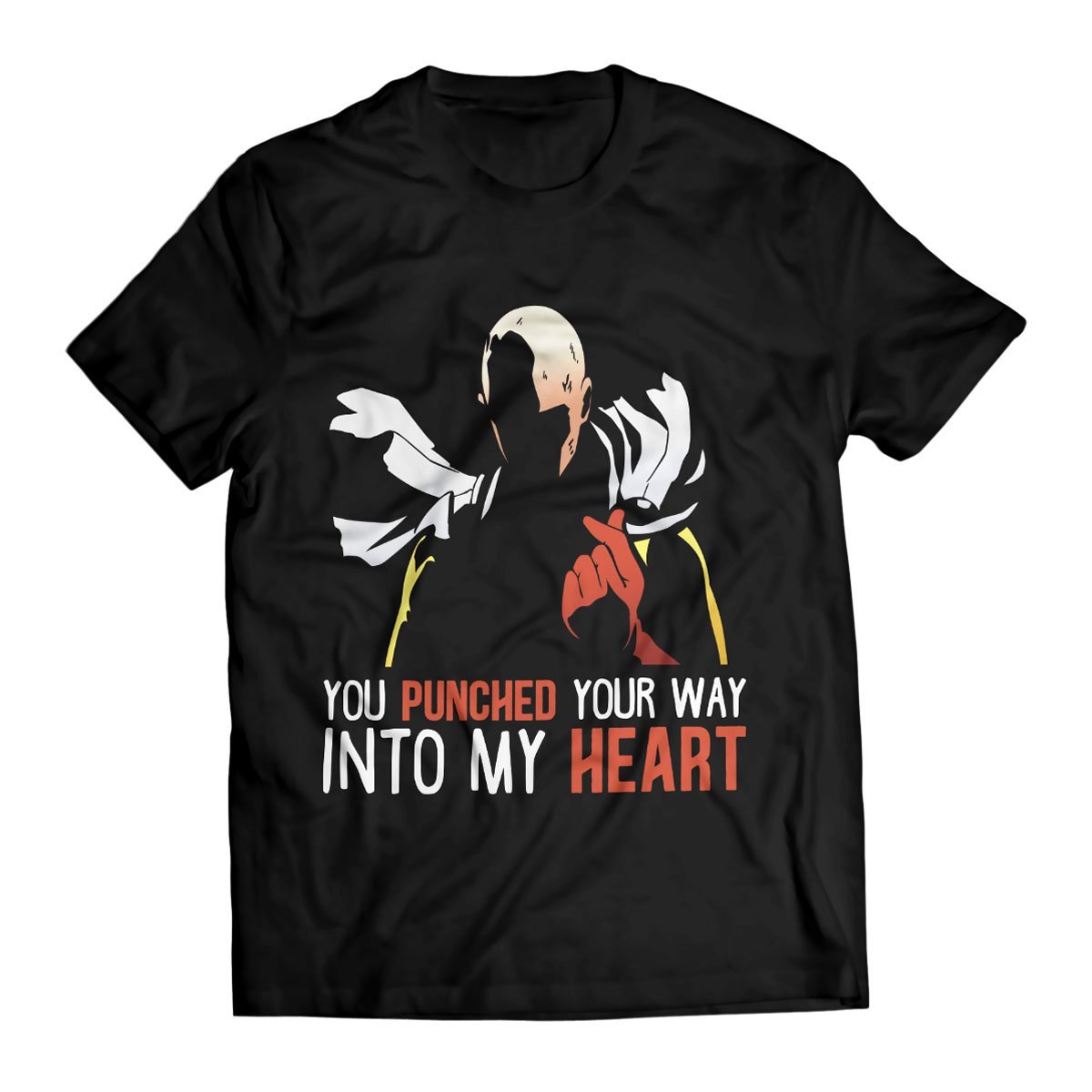 One Punch Man T-shirts - You punched your way into my heart Unisex T-Shirt 2 - Gear Anime you punched your way into my heart unisex t shirt 248113 - Gear Anime