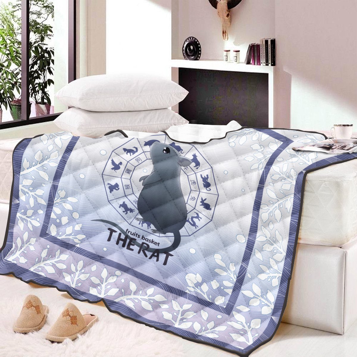 yuki-the-rat-quilt-blanket-131612 yuki the rat quilt blanket 131612 - Gear Anime