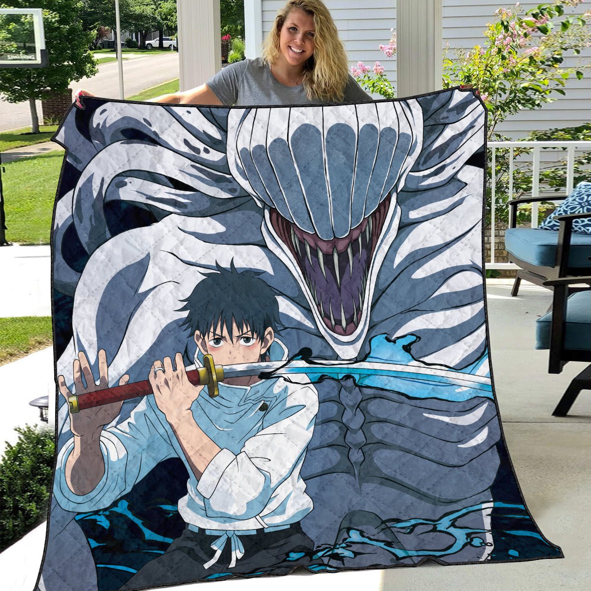 yuta-x-rika-cozy-quilt-blanket-424742 yuta x rika cozy quilt blanket 424742 - Gear Anime