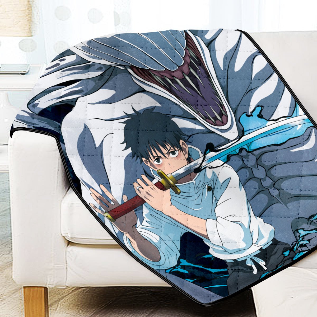 yuta-x-rika-cozy-quilt-blanket-667665 yuta x rika cozy quilt blanket 667665 - Gear Anime