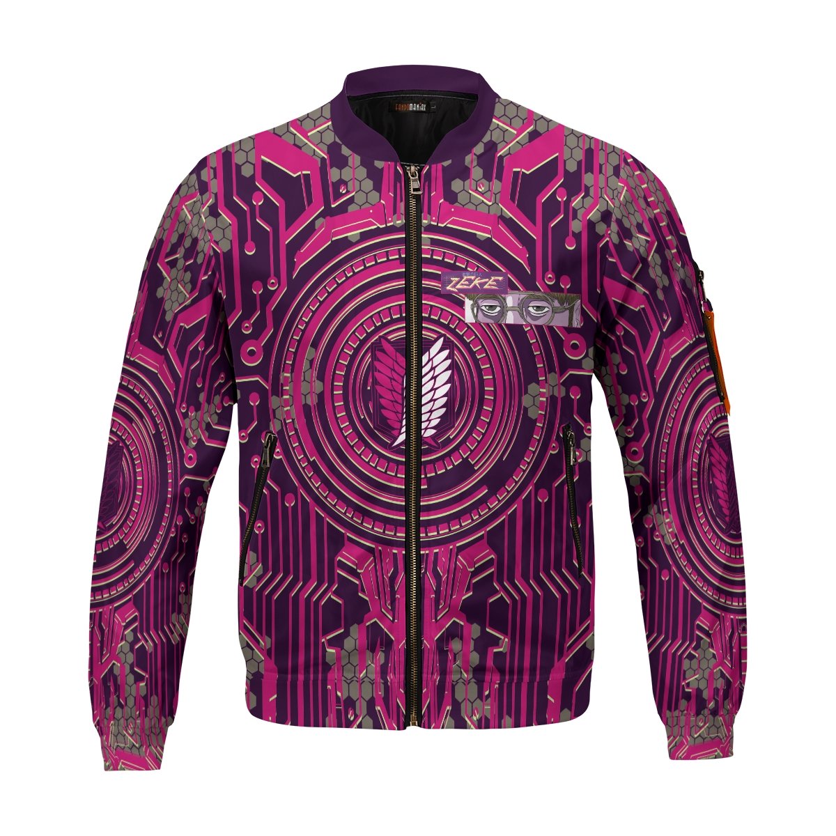 zeke-cyber-bomber-jacket-164685 zeke cyber bomber jacket 164685 - Gear Anime