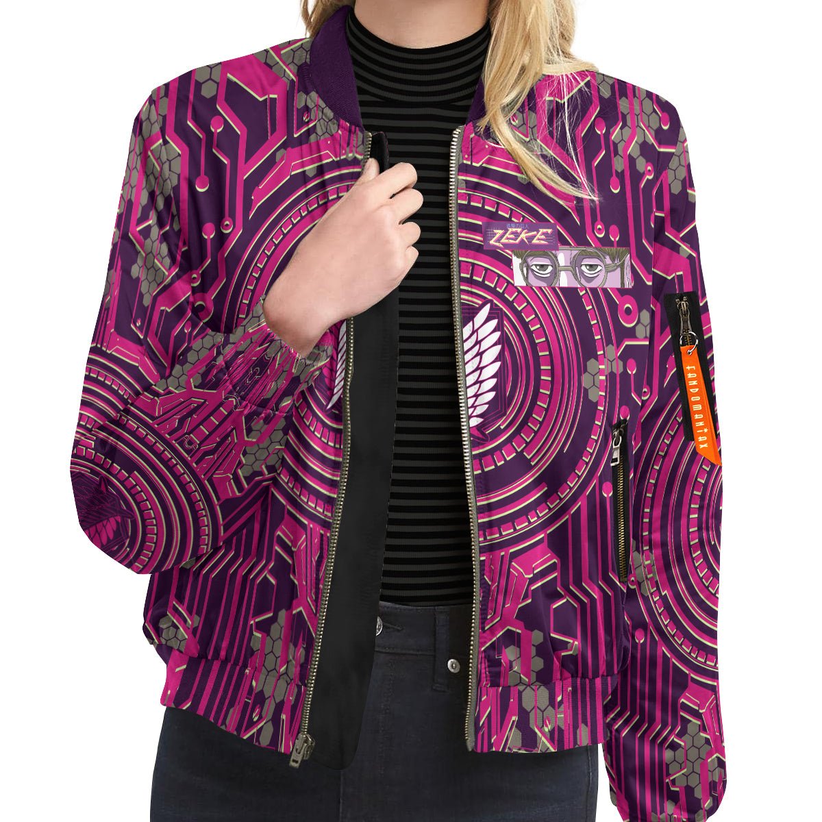 zeke-cyber-bomber-jacket-327649 zeke cyber bomber jacket 327649 - Gear Anime