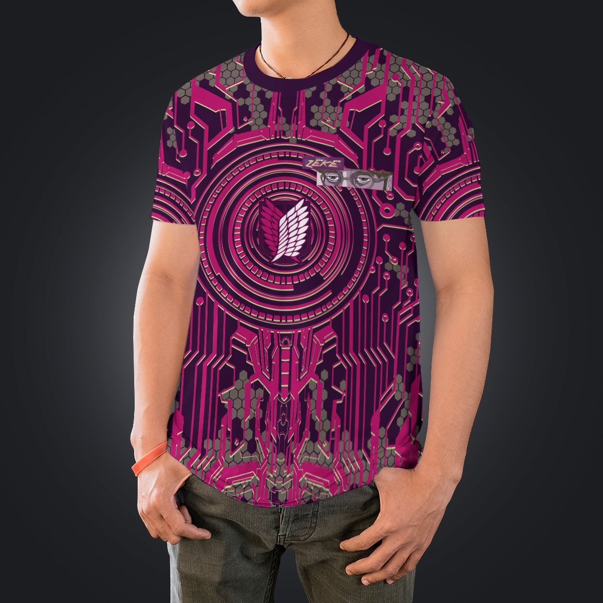 zeke-cyber-unisex-t-shirt-896070 zeke cyber unisex t shirt 896070 - Gear Anime