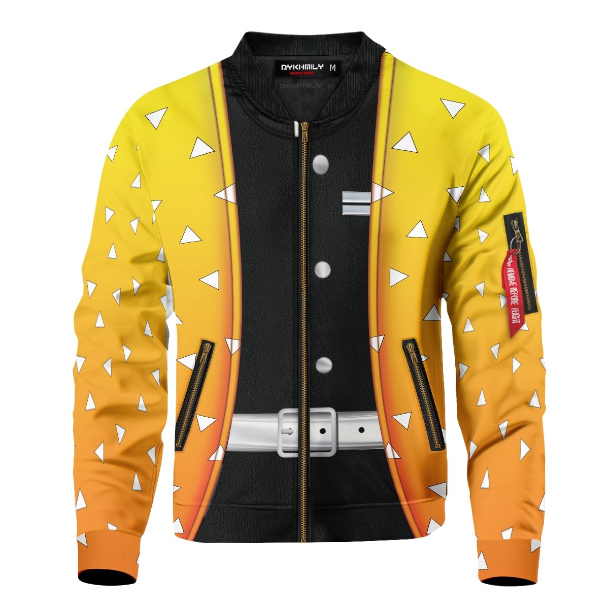 Demon Slayer Jackets - Zenitsu Bomber Jacket FH0709 12 - Gear Anime zenitsu bomber jacket 113526 - Gear Anime