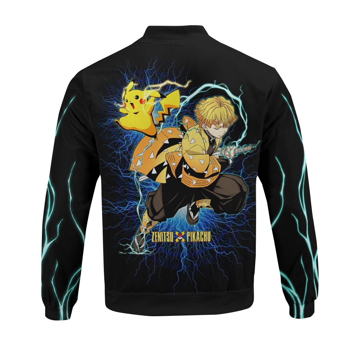 zenitsu-collab-bomber-jacket-119468 zenitsu collab bomber jacket 119468 - Gear Anime