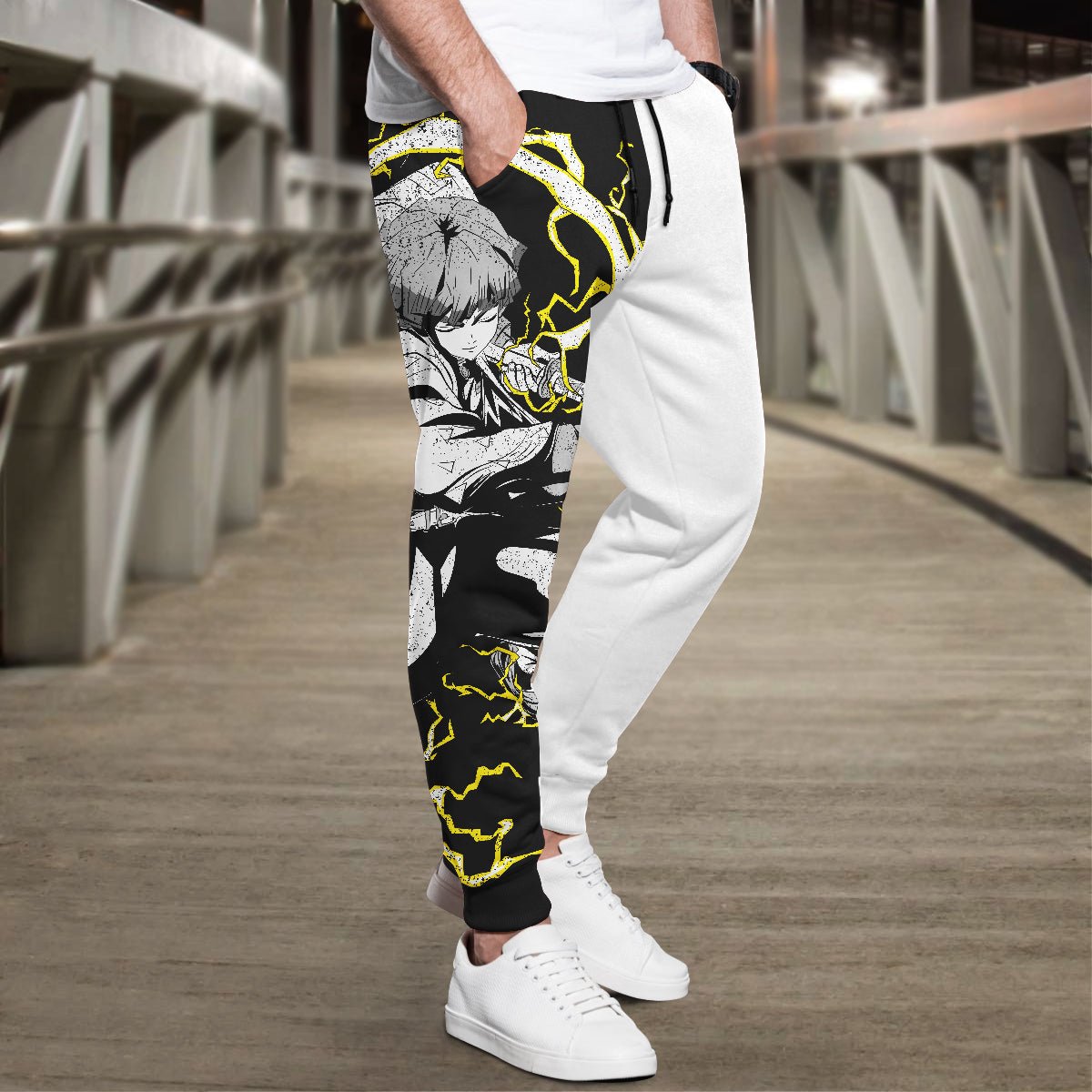 zenitsu-cool-jogger-pants-854982 zenitsu cool jogger pants 854982 - Gear Anime