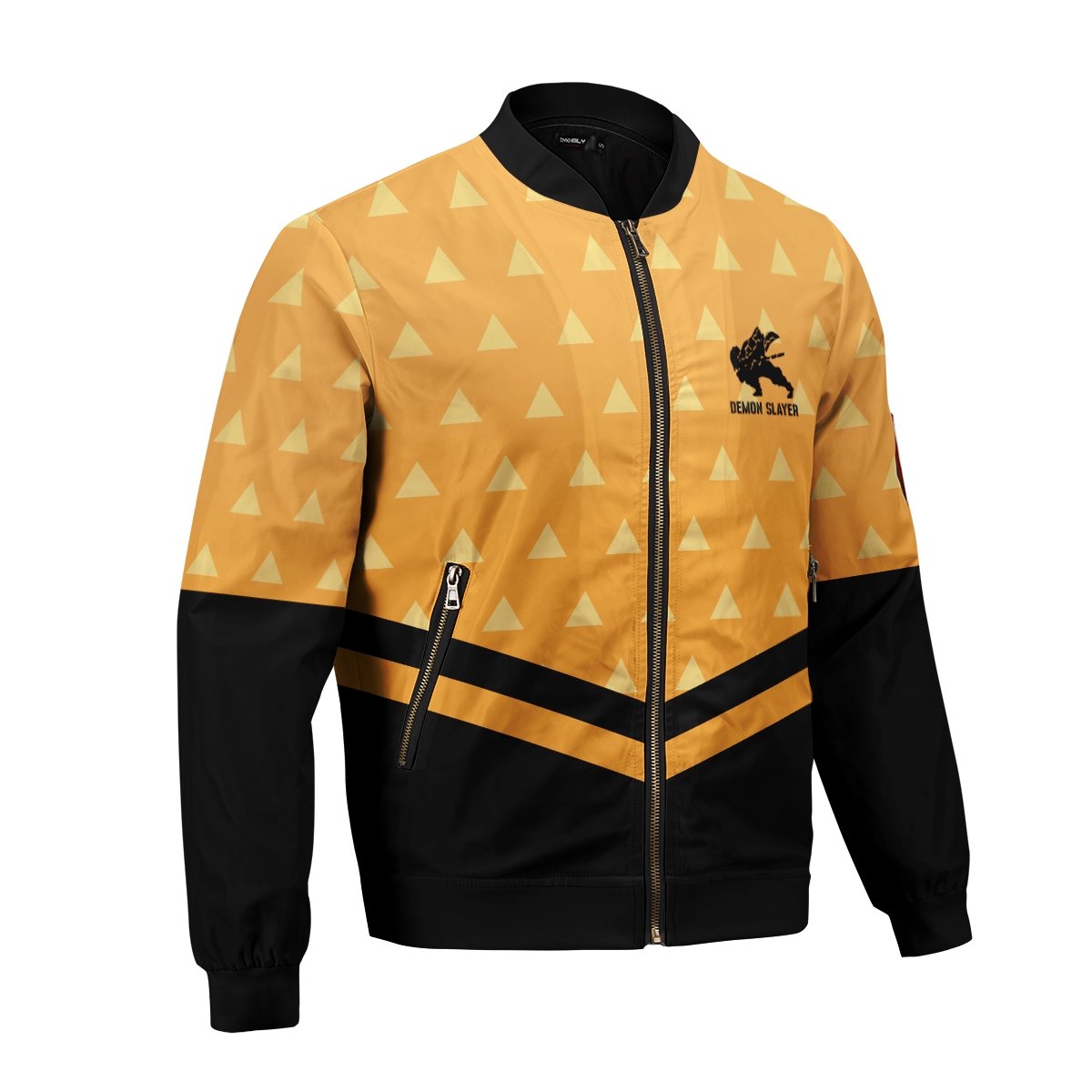 zenitsu-god-speed-bomber-jacket-195654 zenitsu god speed bomber jacket 195654 - Gear Anime