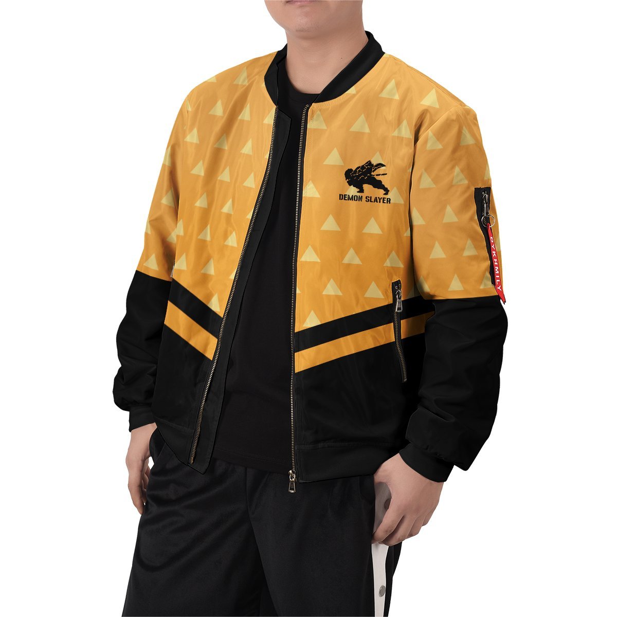 zenitsu-god-speed-bomber-jacket-880947 zenitsu god speed bomber jacket 880947 - Gear Anime