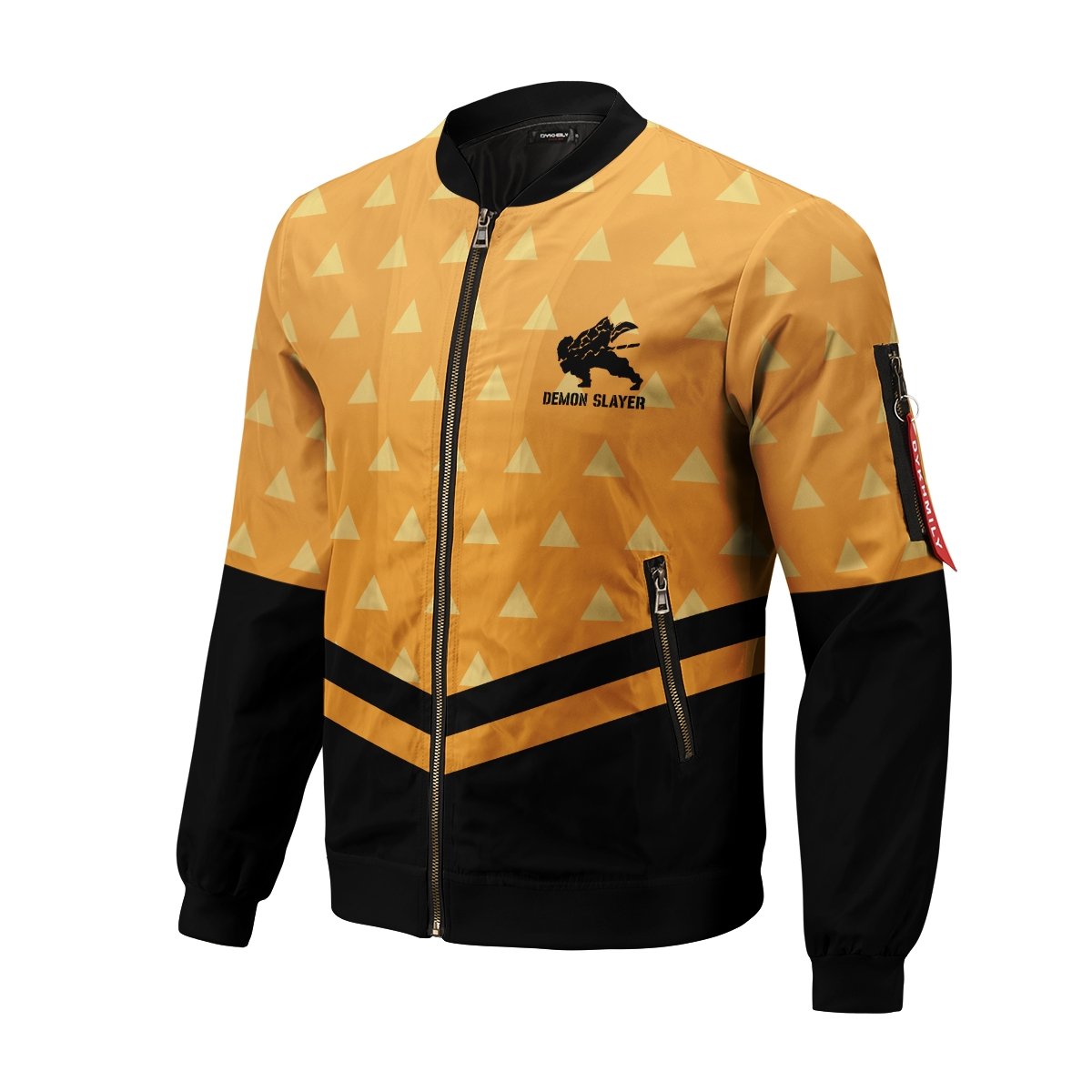 zenitsu-god-speed-bomber-jacket-906981 zenitsu god speed bomber jacket 906981 - Gear Anime