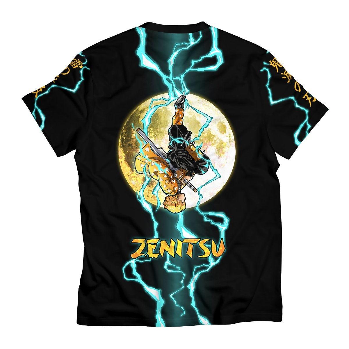 zenitsu-moonfall-unisex-t-shirt-142820 zenitsu moonfall unisex t shirt 142820 - Gear Anime