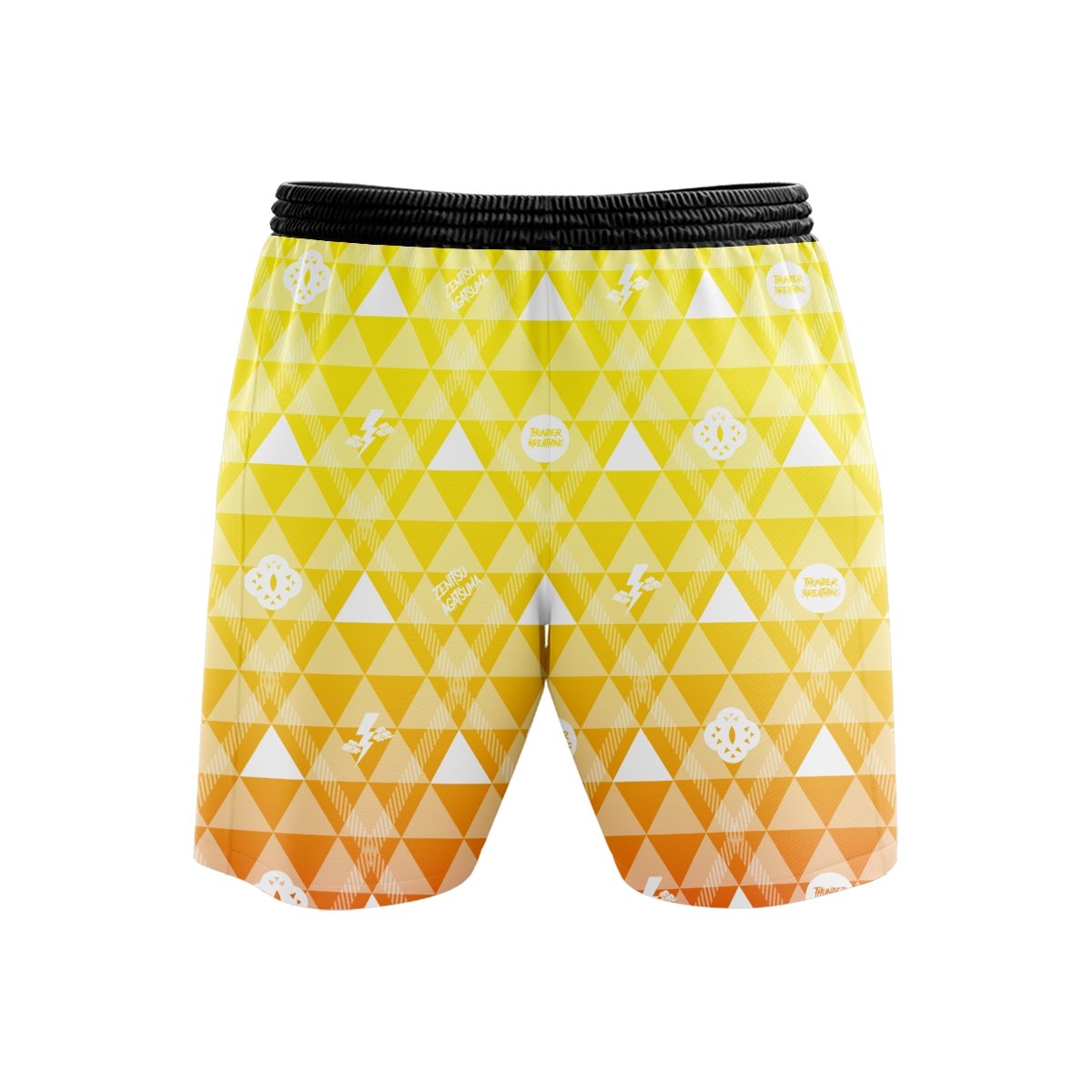 zenitsu-plaid-beach-shorts-240555 zenitsu plaid beach shorts 240555 - Gear Anime