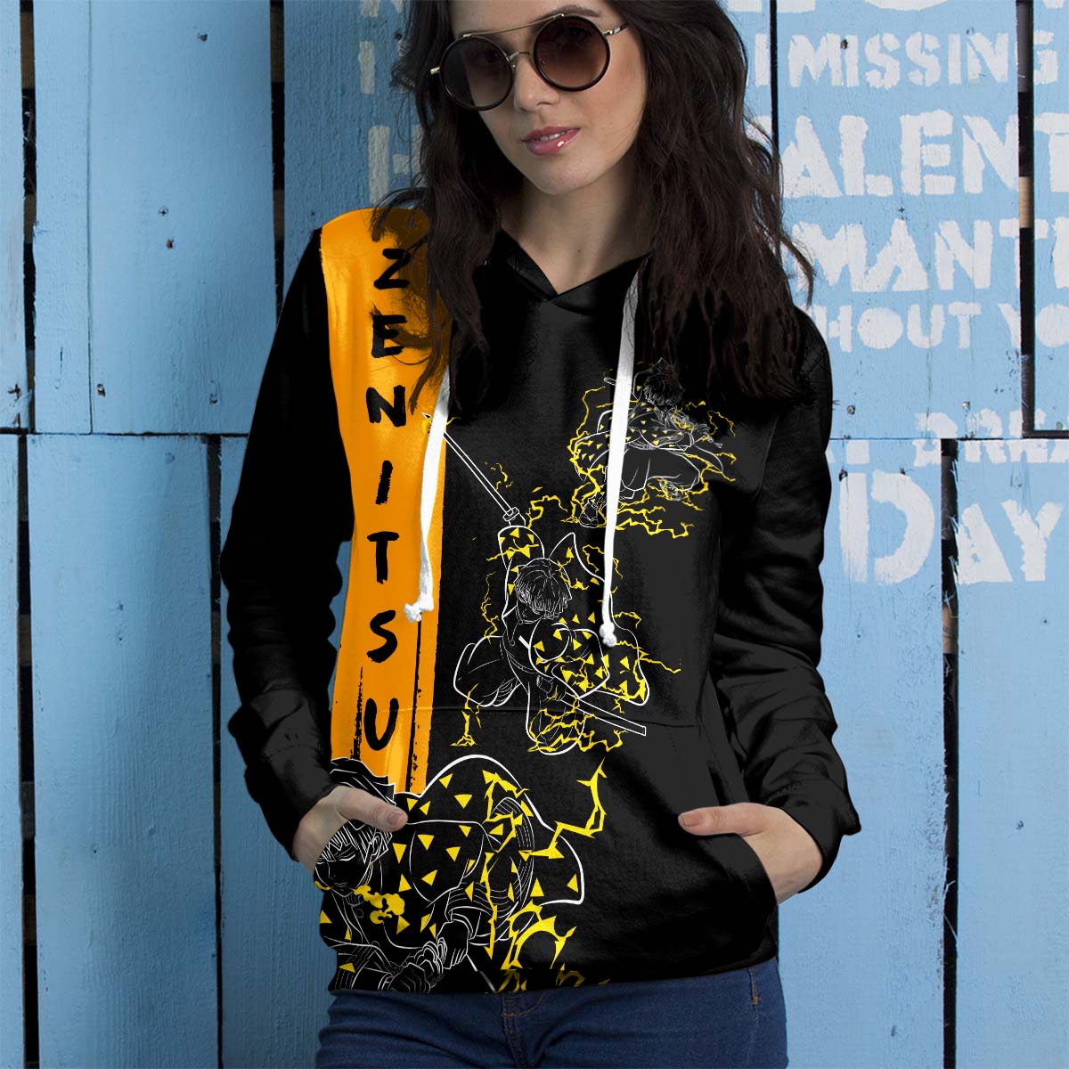 zenitsu-semblance-unisex-pullover-hoodie-412919 zenitsu semblance unisex pullover hoodie 412919 - Gear Anime