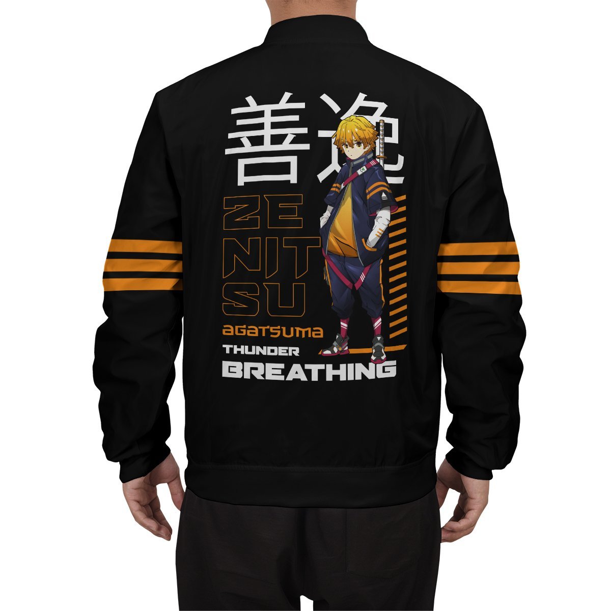 zenitsu-stwear-bomber-jacket-995486 zenitsu stwear bomber jacket 995486 - Gear Anime