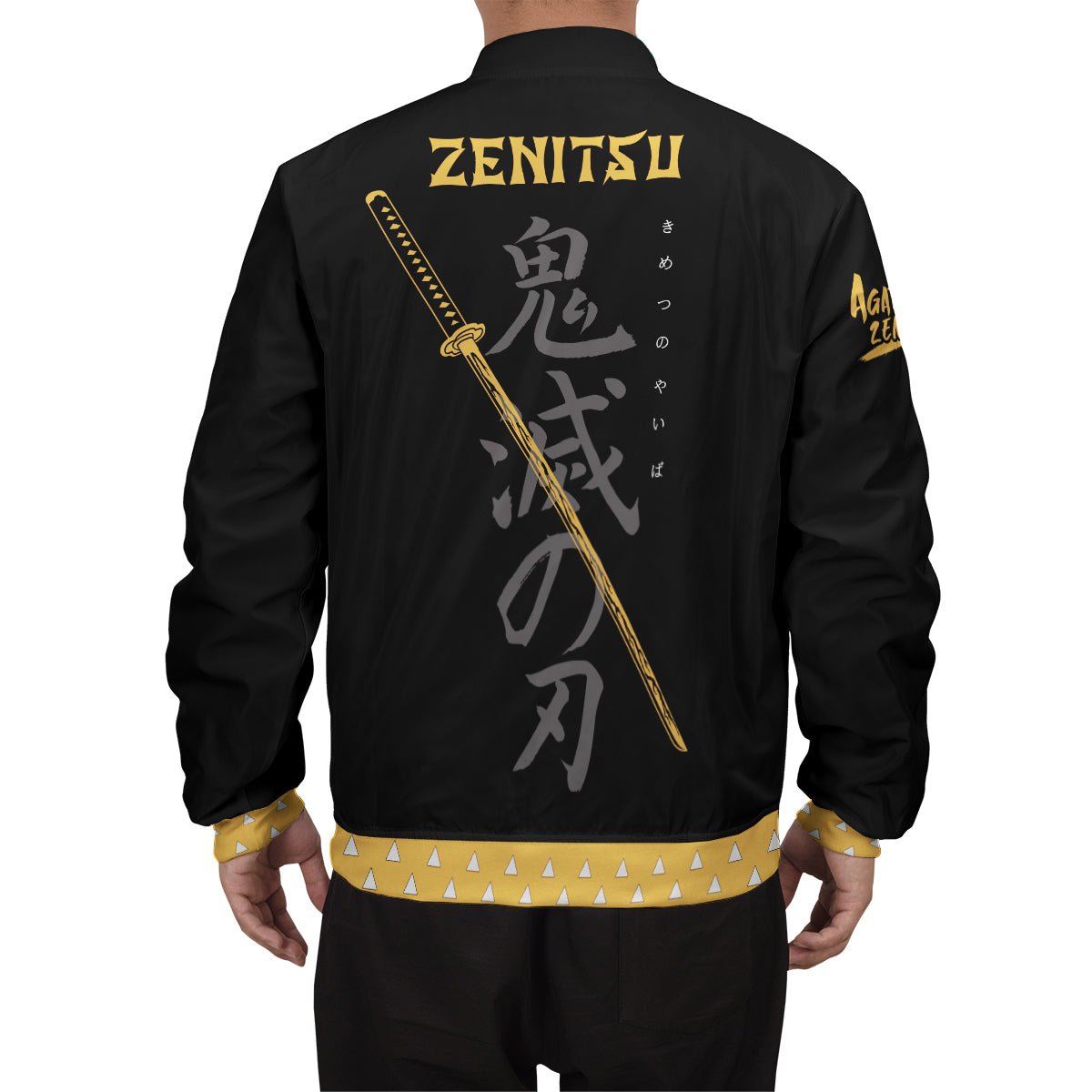zenitsu-style-bomber-jacket-699058 zenitsu style bomber jacket 699058 - Gear Anime