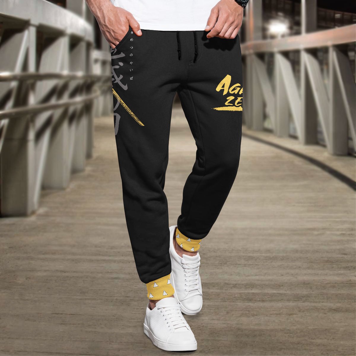 zenitsu-style-jogger-pants-305293 zenitsu style jogger pants 305293 - Gear Anime