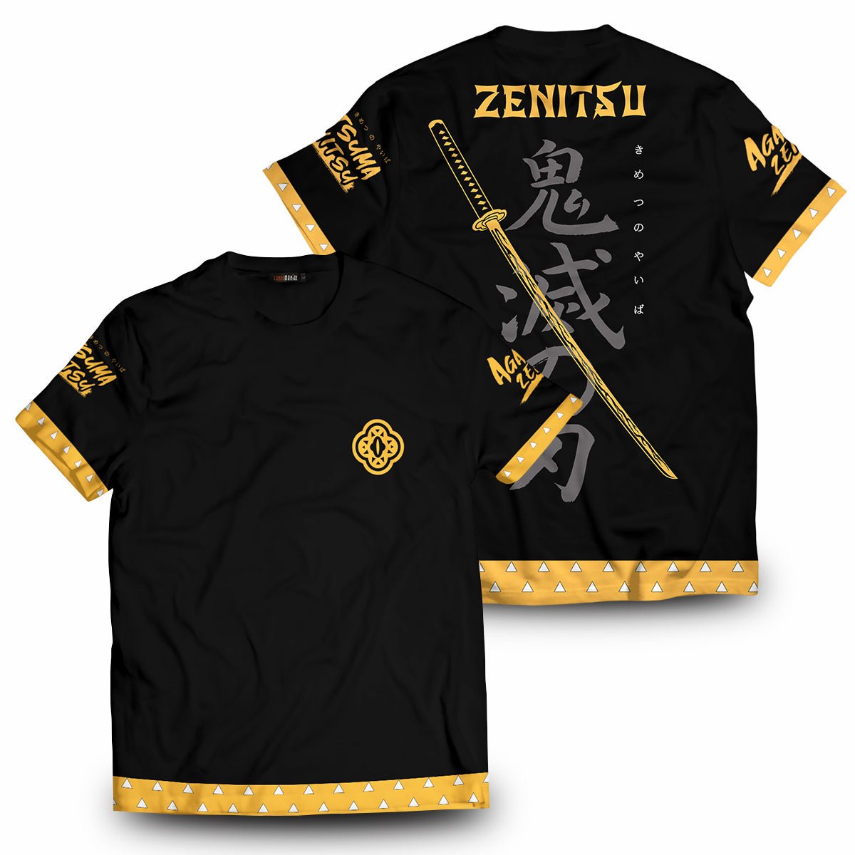 Demon Slayer T-Shirts - Zenitsu Style Unisex T-Shirt FH0709 13 - Gear Anime zenitsu style unisex t shirt 142620 - Gear Anime