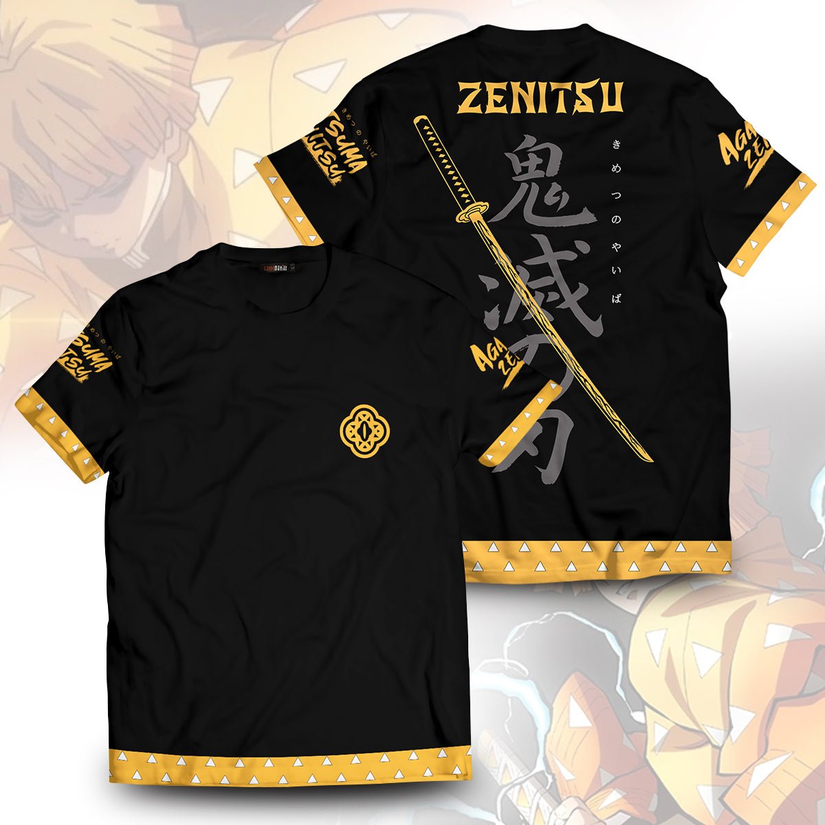 zenitsu-style-unisex-t-shirt-980547 zenitsu style unisex t shirt 980547 - Gear Anime