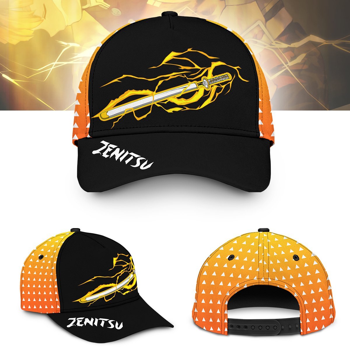 zenitzu-sword-style-cap-106175 zenitzu sword style cap 106175 - Gear Anime