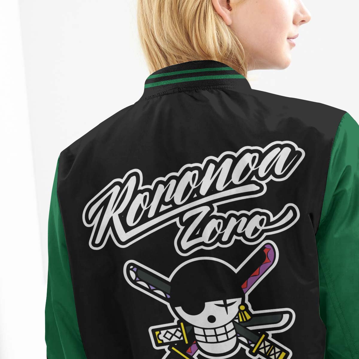 zoro-jersey-bomber-jacket-342247 zoro jersey bomber jacket 342247 - Gear Anime