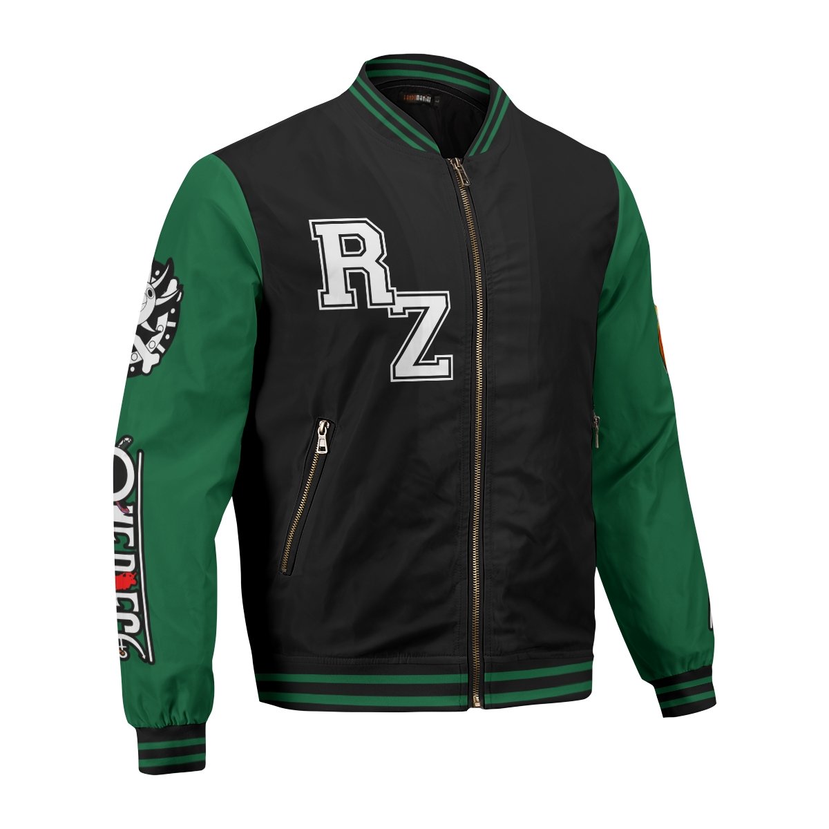 zoro-jersey-bomber-jacket-586626 zoro jersey bomber jacket 586626 - Gear Anime