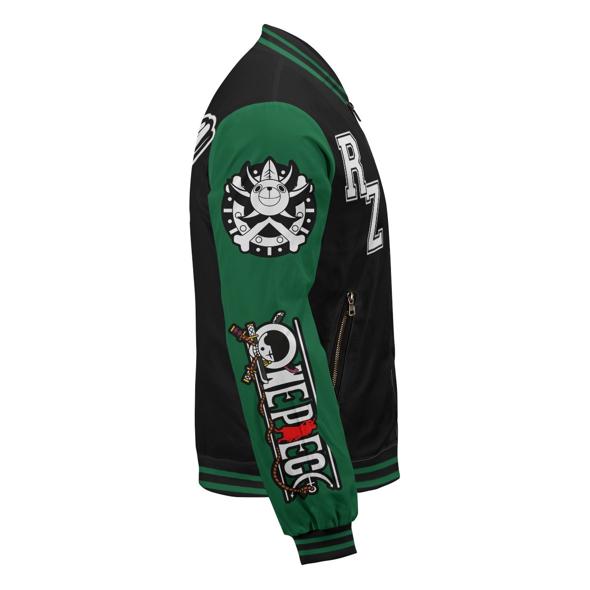 zoro-jersey-bomber-jacket-629992 zoro jersey bomber jacket 629992 - Gear Anime
