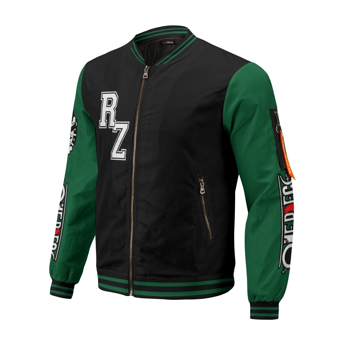 zoro-jersey-bomber-jacket-688388 zoro jersey bomber jacket 688388 - Gear Anime