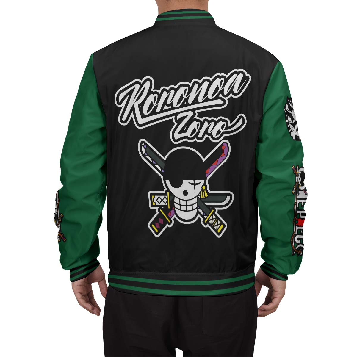 zoro-jersey-bomber-jacket-855098 zoro jersey bomber jacket 855098 - Gear Anime